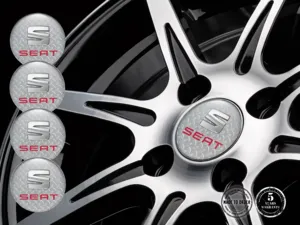 Seat Édition Autocollants Résine Étiquettes Roue de Luxe